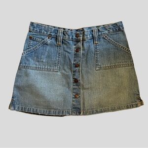 Abercrombie & Fitch Blue Denim/Jean Mini Skirt